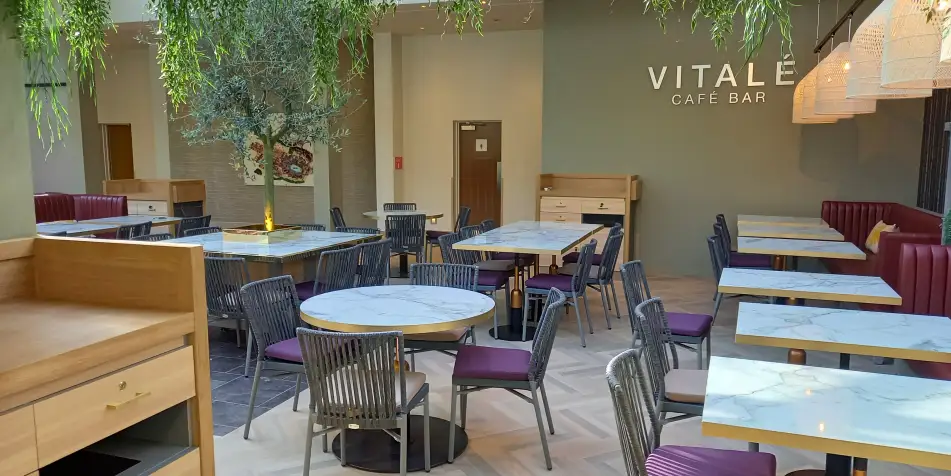 Image of Vitalé Café Bar, Center Parcs Sherwood Forest, Refurbishment and Extension