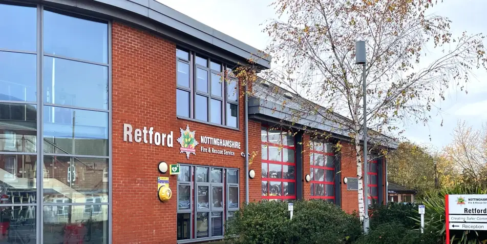 Image of Retford Fire Station Redevelopment for Nottinghamshire Fire & Rescue Service