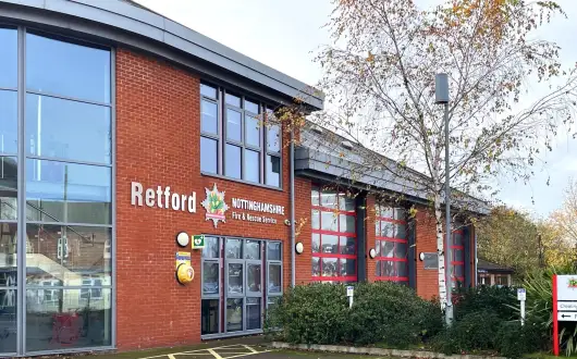 Retford Fire Station Redevelopment for Nottinghamshire Fire & Rescue Service Projects